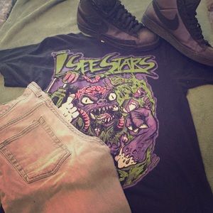 Black Band Tee- I See Stars